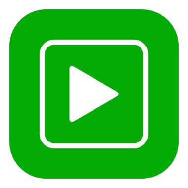 Vektör illüstrasyonu olarak video ve uygulama simgesi