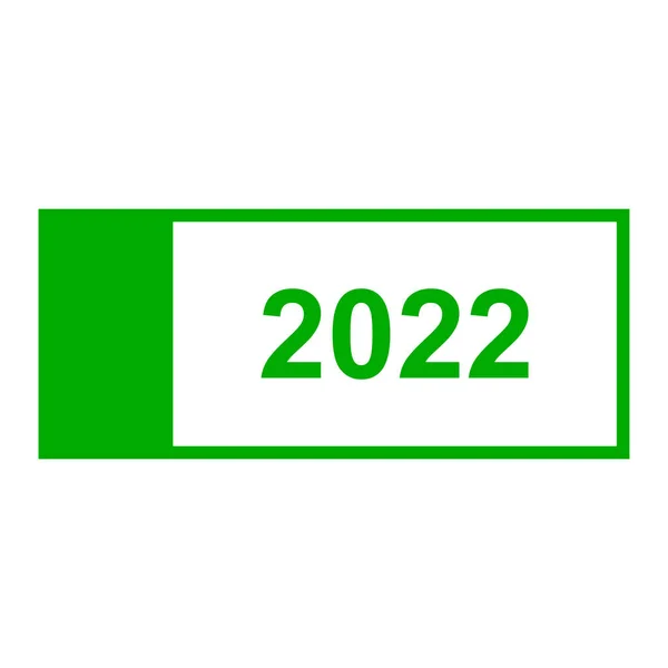 Anul 2022 Bancnota Ilustrație Vectorială — Vector de stoc