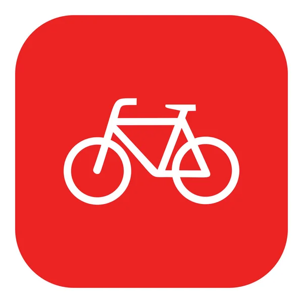 Ícone Bicicleta Aplicativo Como Ilustração Vetorial —  Vetores de Stock