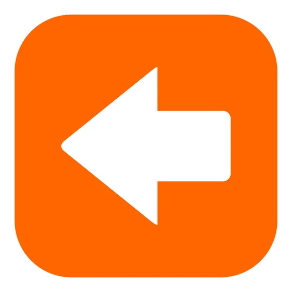 Flecha Izquierda Icono Aplicación Como Ilustración Vectorial — Vector de stock