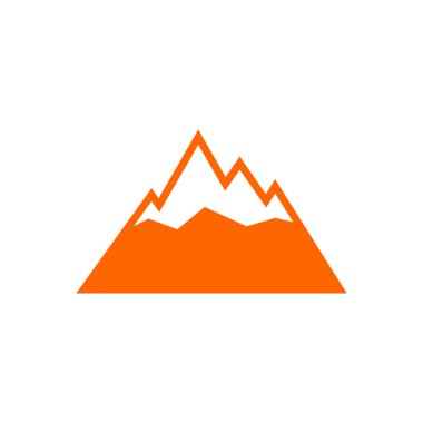 Dağlar ve arkaplan vektör çizimi olarak