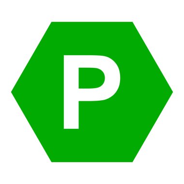 Vektör illüstrasyonu olarak park ve altıgen