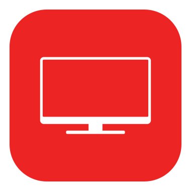 Vektör illüstrasyonu olarak ekran ve uygulama simgesi