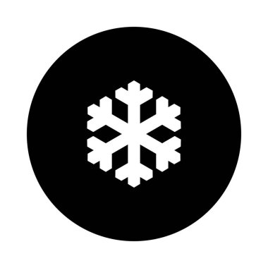 Vektör gösterimi olarak kar taneciği ve daire