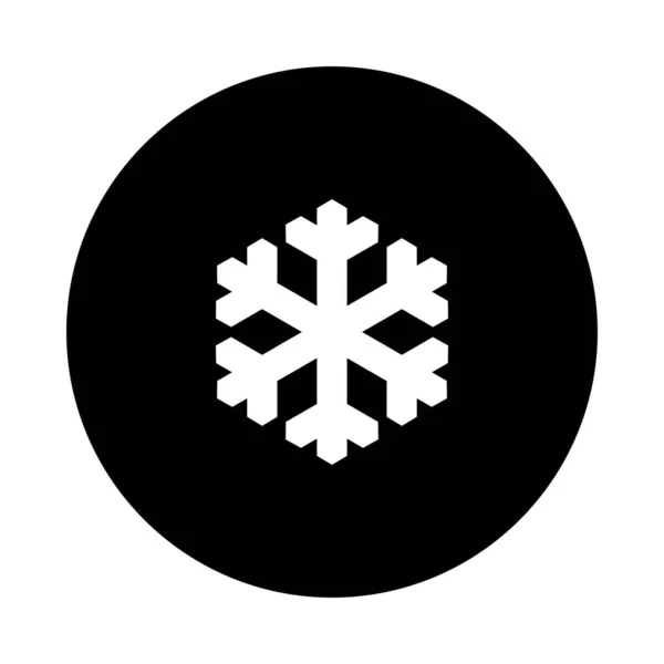 Снежинка Круг Качестве Векторной Иллюстрации — стоковый вектор