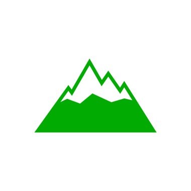 Dağlar ve arkaplan vektör çizimi olarak