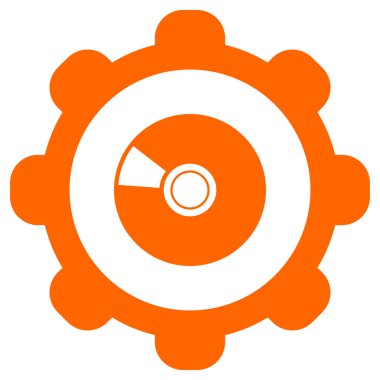 Vektör illüstrasyonu olarak disk ve tekerlek