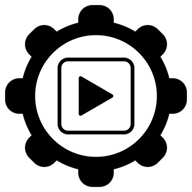 Vektör illüstrasyonu olarak video ve tekerlek