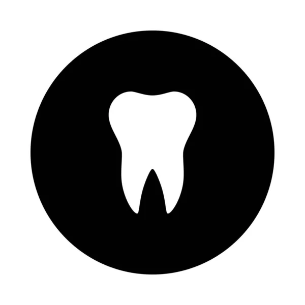 Zahn Und Kreis Als Vektorillustration — Stockvektor