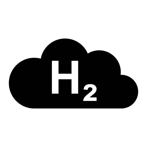 Hydrogen Cloud Vector Illustration — Stock Vector