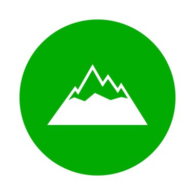 Dağlar ve daireler vektör gösterimi olarak