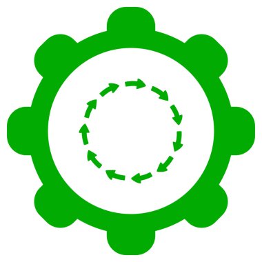 Arrows and wheel as vector illustration