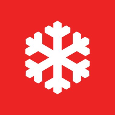 Vektör illüstrasyonu olarak kar tanesi ve arkaplan