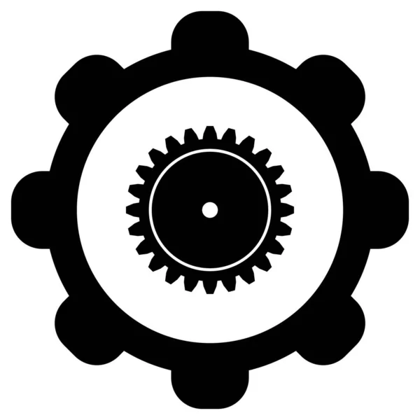 Gear Wheel Vector Illustration — Stockový vektor