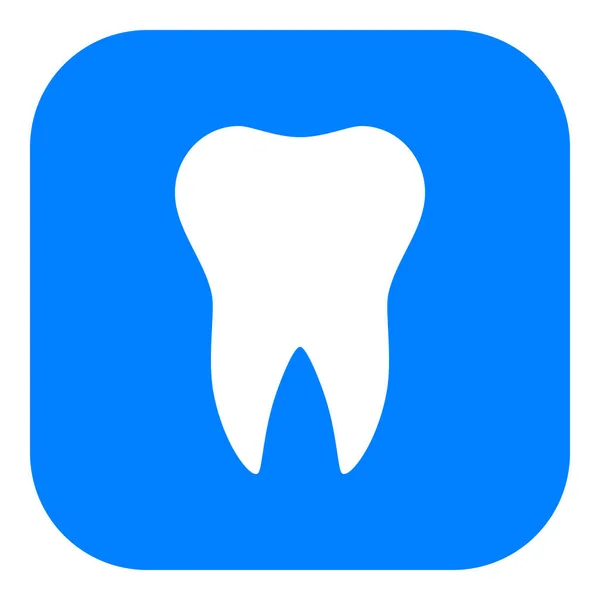 Zahn Und App Symbol Als Vektorillustration — Stockvektor