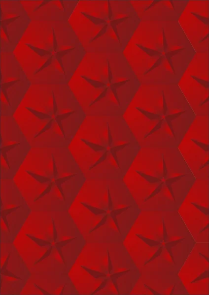 Une étoile dans l'hexagone . — Image vectorielle