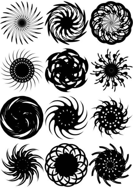 Círculo espiral . — Archivo Imágenes Vectoriales