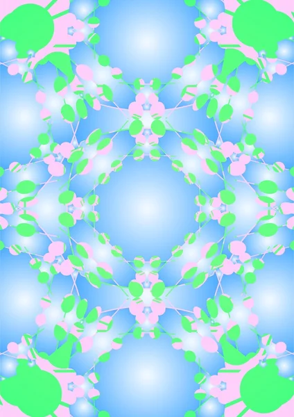 Abstraction, un bouquet de printemps . — Image vectorielle