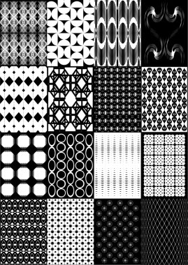 siyah ve beyaz desen.