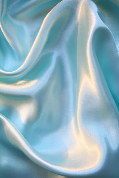 Smooth elegant blue silk background — Stock Photo, Image