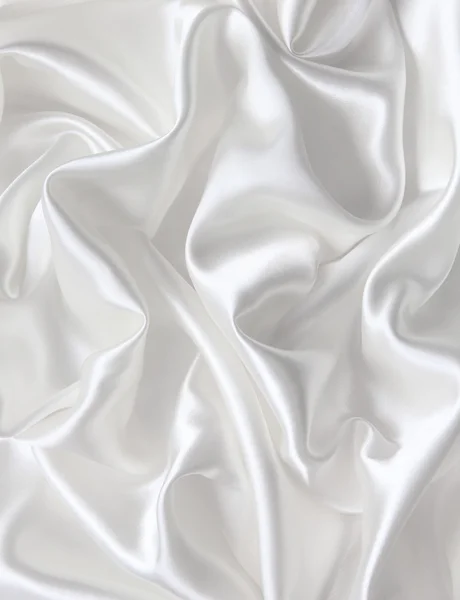 Elegante witte zijde — Stockfoto