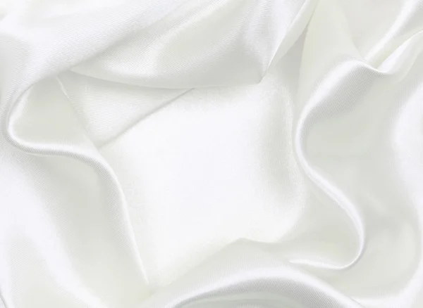 White silk as wedding background — Stock Photo, Image