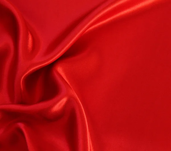 पृष्ठभूमि के रूप में चिकनी लाल रेशम — स्टॉक फ़ोटो, इमेज