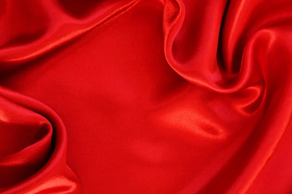 Smooth red silk — Stock Photo, Image