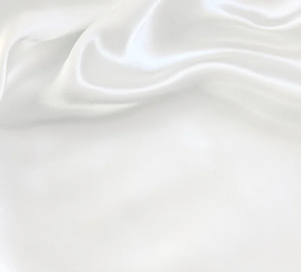 Liscio elegante seta bianca come sfondo di nozze — Foto Stock