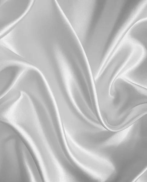 Fundo de seda branco — Fotografia de Stock