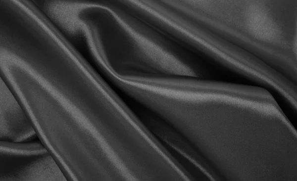 Suave Elegante Seda Gris Oscuro Satén Textura Tela Lujo Puede —  Fotos de Stock