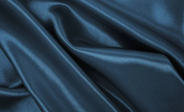 Гладкий Элегантный Темно Серый Шелк Атласная Текстура Роскошной Ткани Использоваться — стоковое фото