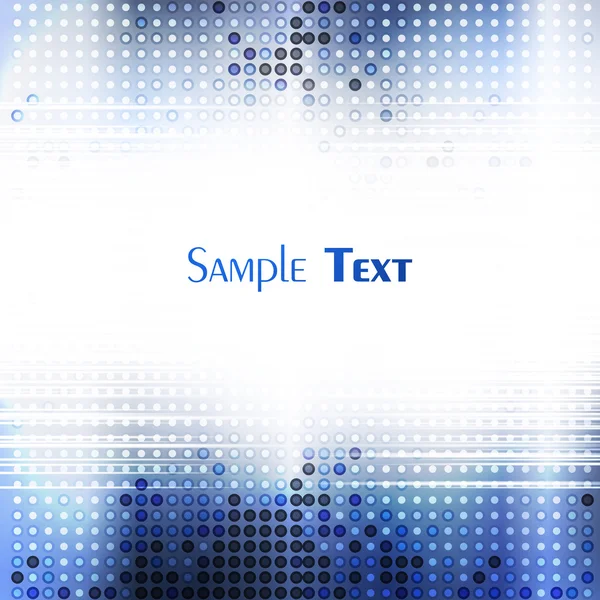 Mosaico techno azul — Vector de stock