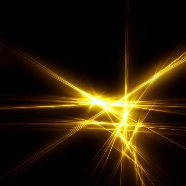 Gold sparkle fractal clipart