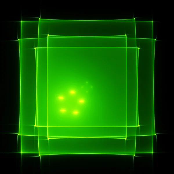 Tela translúcida verde — Fotografia de Stock