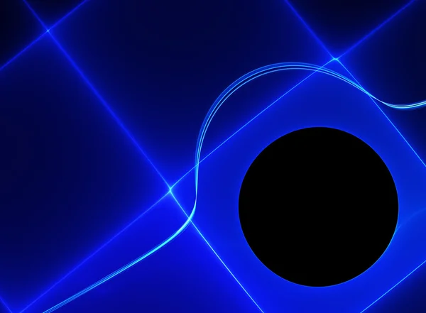 Blue background with circle — Stock Photo, Image