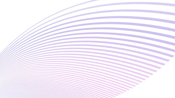 Абстрактна Округла Смугаста Форма Світло Фіолетових Бузкових Вигнутих Смугах Вектор — стоковий вектор