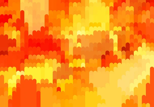 Piros Narancs Sárga Absztrakt Egyszerű Csempe Minta Lekerekített Elemekkel Vektorgrafika Jogdíjmentes Stock Vektorok