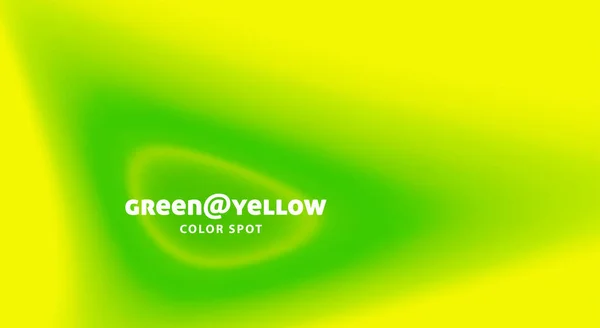 Jednoduché Zelené Žluté Gradientové Pozadí Rozmazaným Zaobleným Tvarem Abstraktní Vektorový Royalty Free Stock Ilustrace