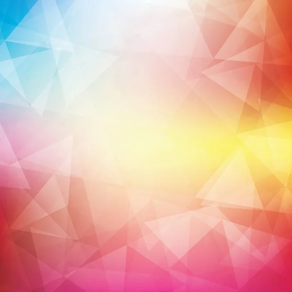 Ljusa Färger Mönster Strukturerade Trianglar Färgglada Vektor Bakgrund Cmyk Färgläge — Stock vektor