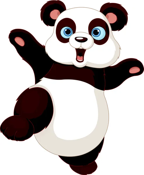 Kung fu Panda — Stock Vector