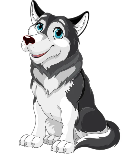 Malamute de Alaska — Vector de stock