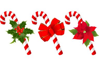 Noel candy cane dekore edilmiş