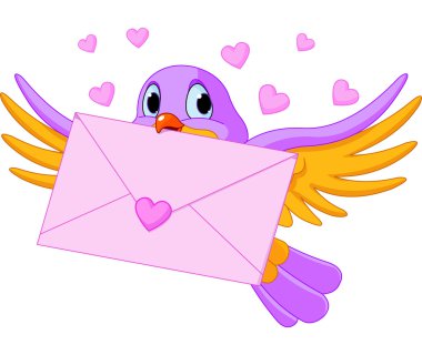 aşk mektubu ile kuş