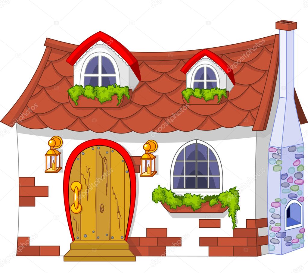 Домик с тремя окнами. Мультяшные домики. Окошки для домика. Сказочный домик для детей. Сказочный дом для детей.