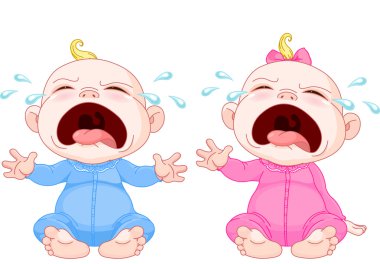 Ağlayan bebek İkizler
