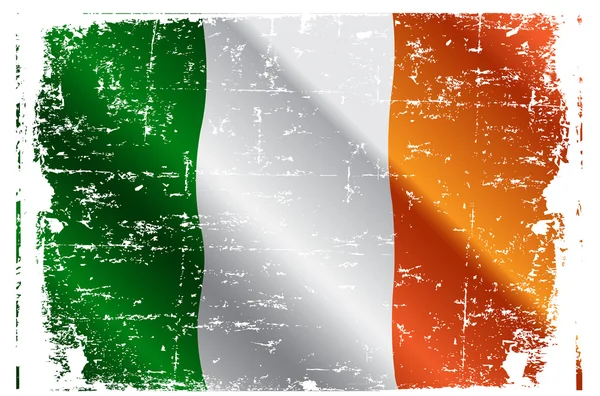 Drapeau irlandais — Image vectorielle