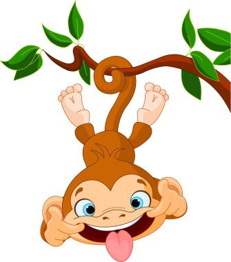 Download Baby Monkey Free Vector Eps Cdr Ai Svg Vector Illustration Graphic Art