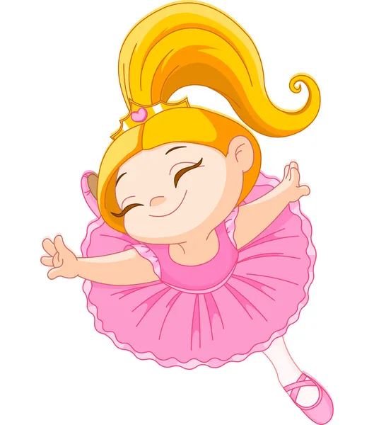 Pequeña bailarina — Vector de stock