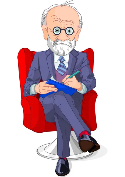 Psychiatrist — Stock Vector